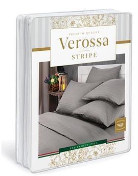КПБ  страйп-сатин (нав 50*70) Verossa Stripe <70076 Rouge Скидка>