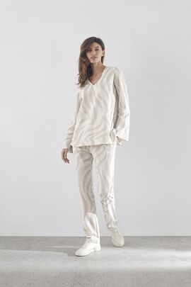 Комплект женский 30509-1+30514-1 Лаете/Laete<XL(50), серебрянный орнамент скидка 60%> (арт.30509-1+30514-1)