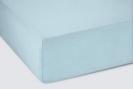 Простыня трикотажная 60*120*20 на резинке Экотекс Скидка 10%<60*120*20, голубой детское>
