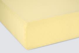 Простыня трикотажная 60*120*20 на резинке Экотекс Скидка 10%<60*120*20, нежно-желтый детское>